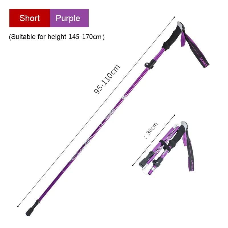 TrailGlide ultrakönnyű, 5 részes teleszkópos túrabotok hegyi és gyalogtúrákhoz