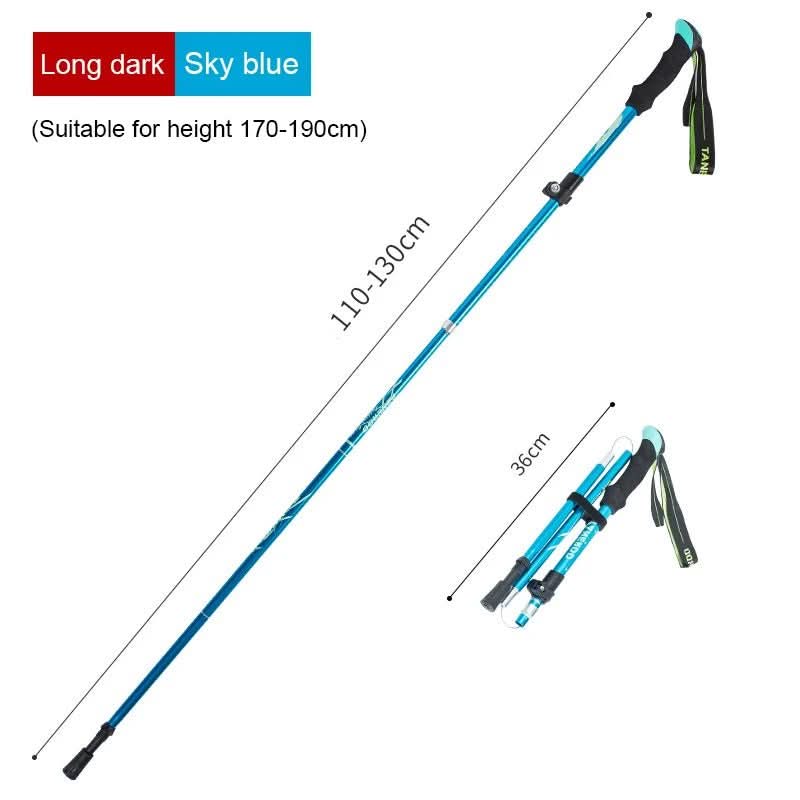 TrailGlide ultrakönnyű, 5 részes teleszkópos túrabotok hegyi és gyalogtúrákhoz