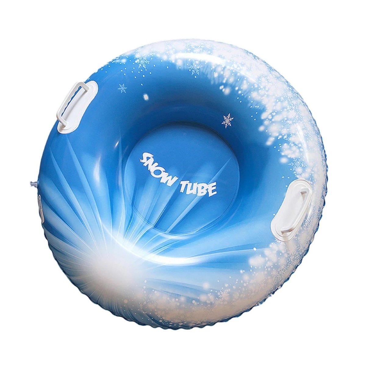 Frost Glide oppblåsbar snøtube for snømoro, slitesterk PVC, trygg for barn og voksne