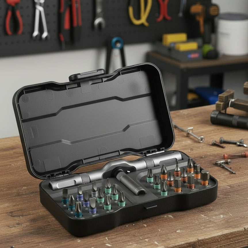 Sada šroubováků NovaGrip Compact 24 v 1 pro snadné uskladnění