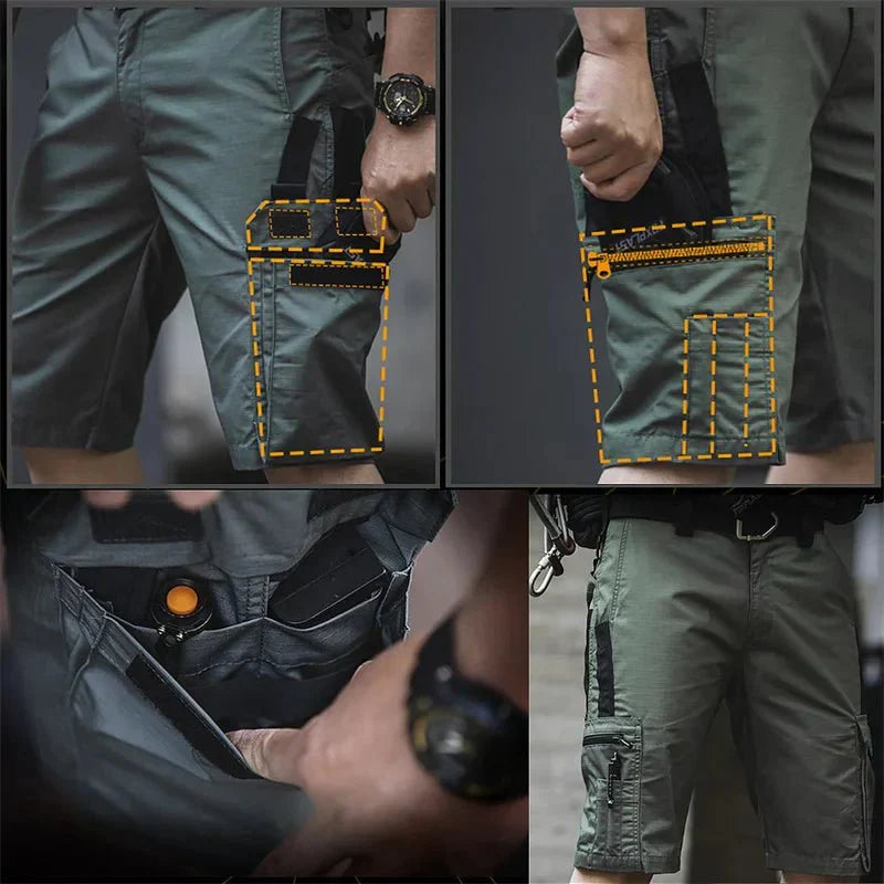 UtilityFlow Men's Bermuda Shorts In Camouflage For Adventure And Everyday Wear