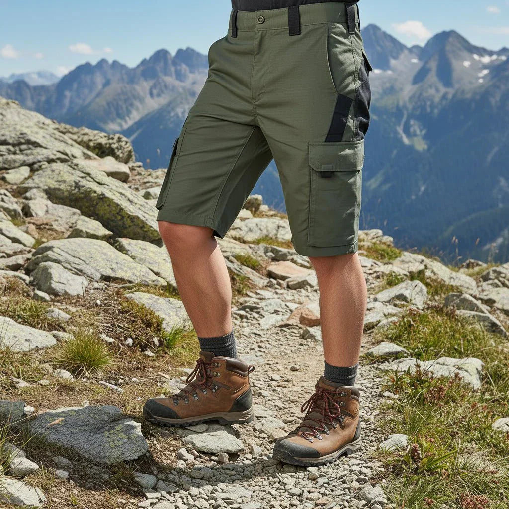 UtilityFlow Men's Bermuda Shorts In Camouflage For Adventure And Everyday Wear