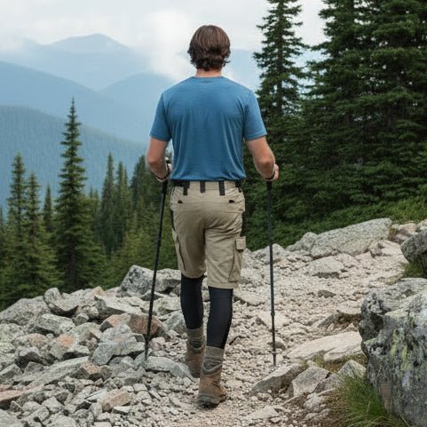 Pantalones Cortos Cargo para Hombre DRYFLOW de Secado Rápido, Repelentes al Agua y Duraderos