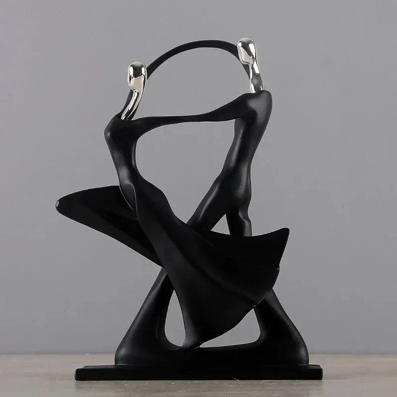 HERZLUXE Dancing Couple Figurine For Romantic Room Decor