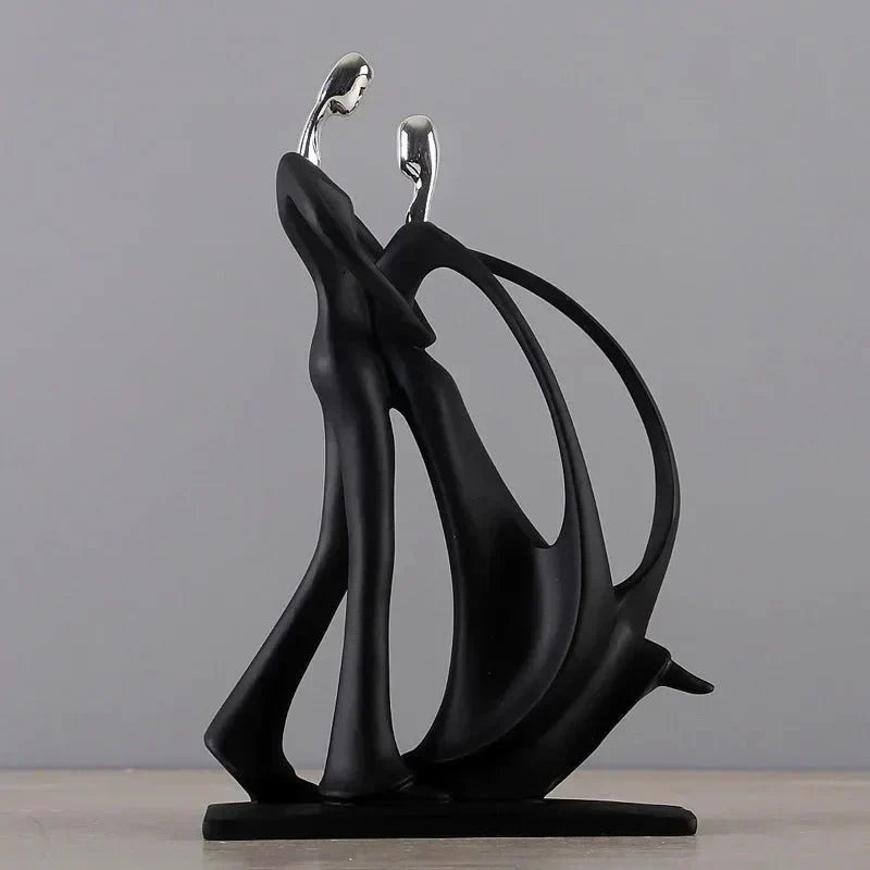 HERZLUXE Dancing Couple Figurine For Romantic Room Decor