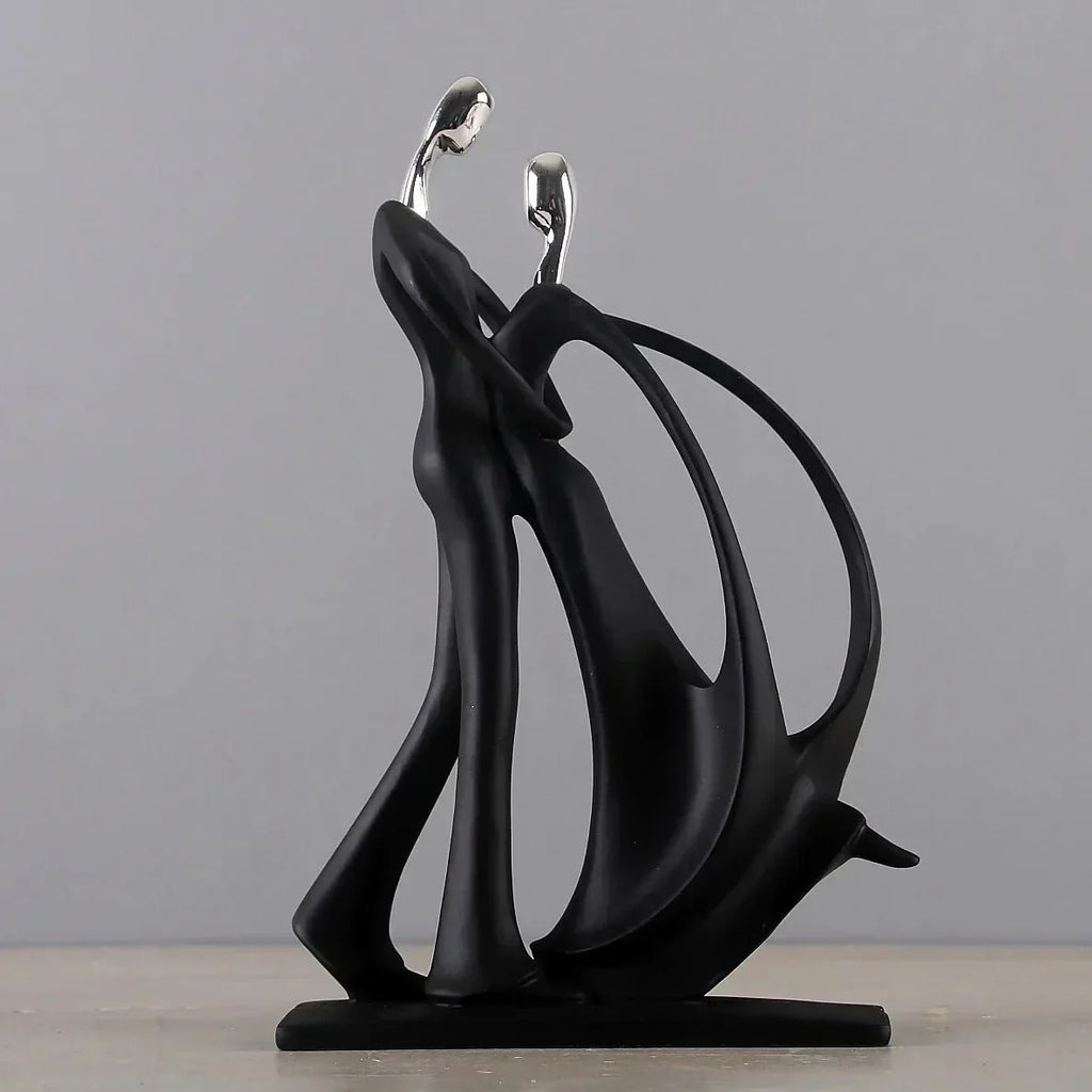HERZLUXE Dancing Couple Figurine For Romantic Room Decor