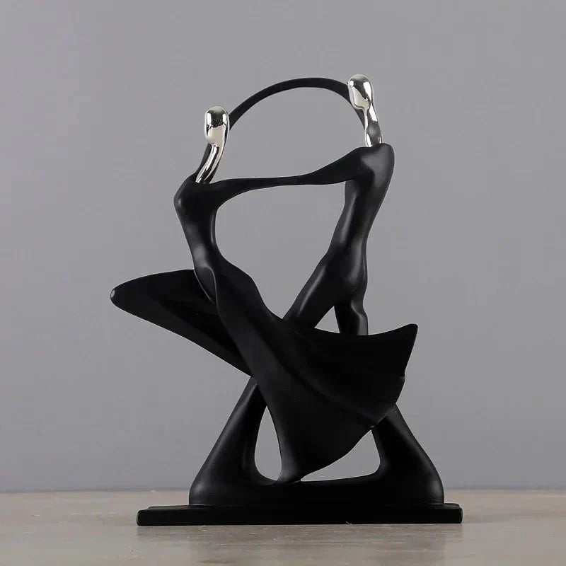 HERZLUXE Dancing Couple Figurine For Romantic Room Decor