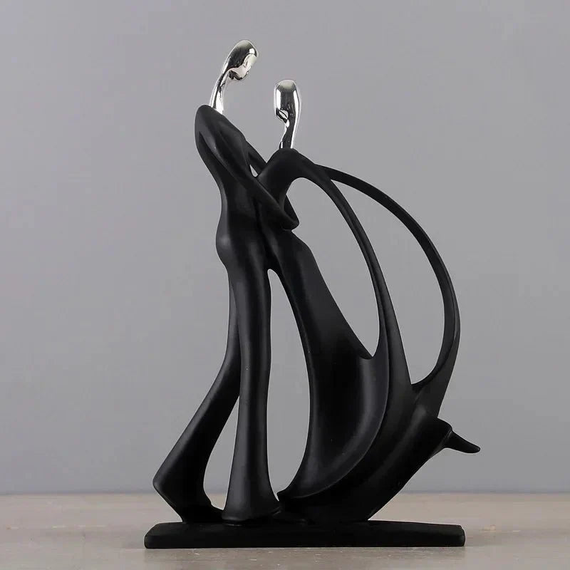 HERZLUXE Dancing Couple Figurine For Romantic Room Decor