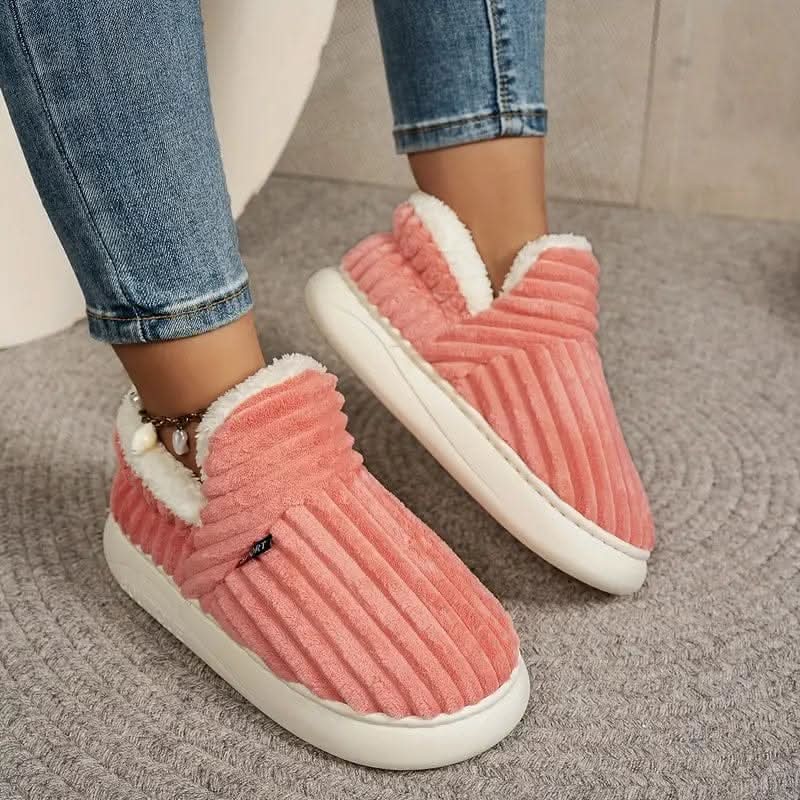 CozyNest Thermal Slippers With Vegan Fleece Lining For Cold Feet