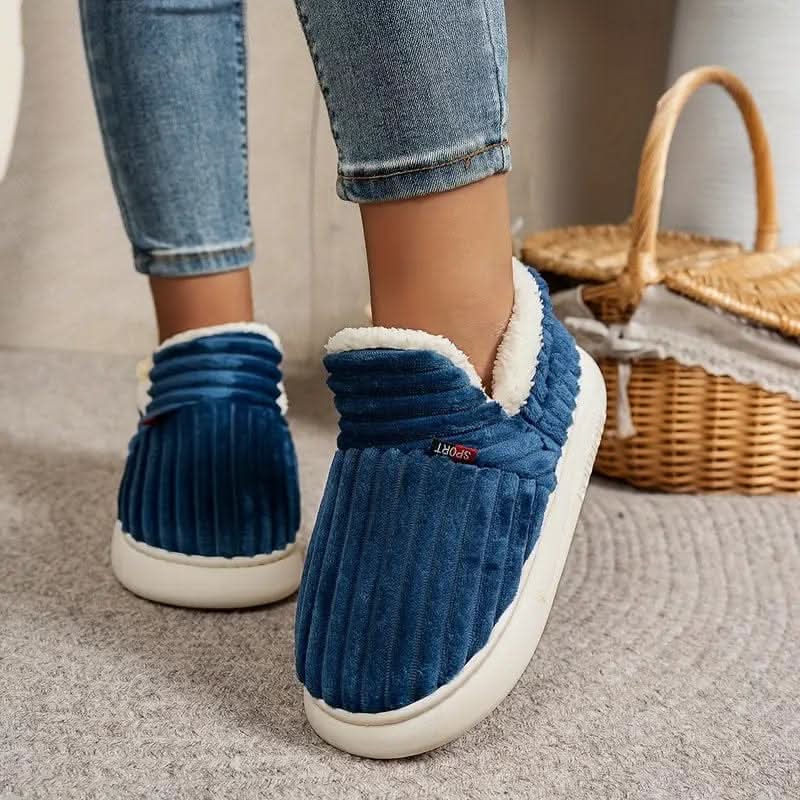 CozyNest Thermal Slippers With Vegan Fleece Lining For Cold Feet