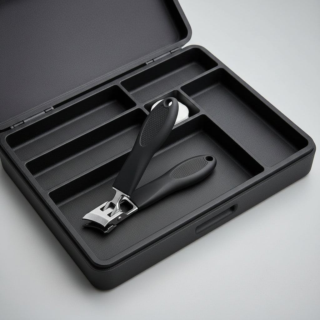 Obcinacz do paznokci ForceClip, wyjątkowo wytrzymały, do grubych i twardych paznokci