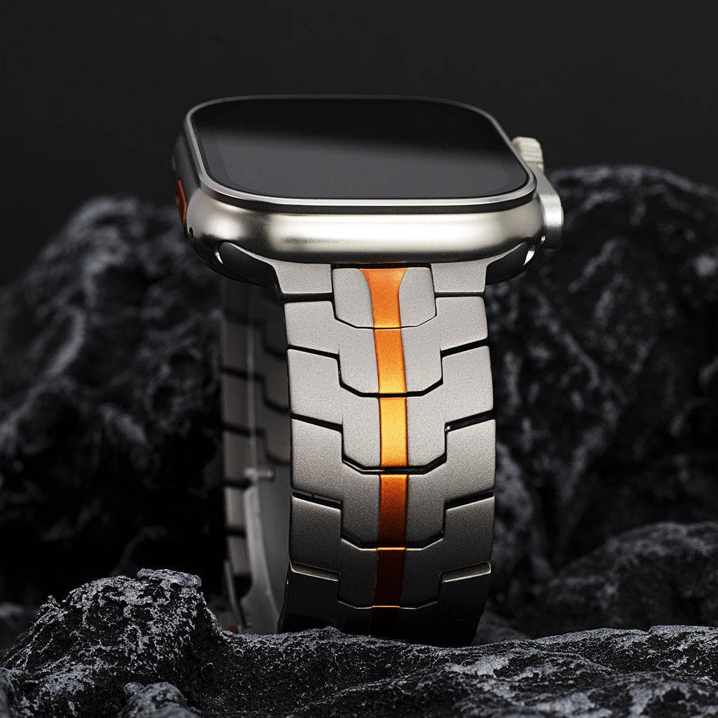 Men's Titanium Band For Apple Watch With Lightweight Comfort And Durable Build
