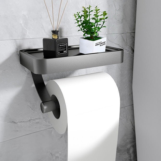 رف مرحاض PREPSHELF بدون حفر مع حل تثبيت سهل