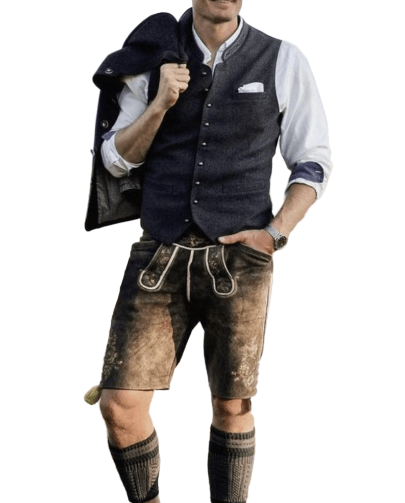 HeritageWear herreskinnbukser med tradisjonelt design