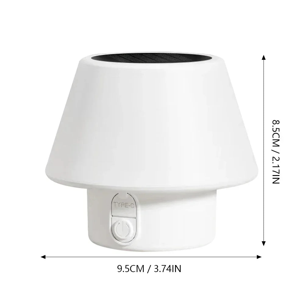 SOLARAURA bærbar solcellebordlampe med fire tilstande til udendørs brug IP64