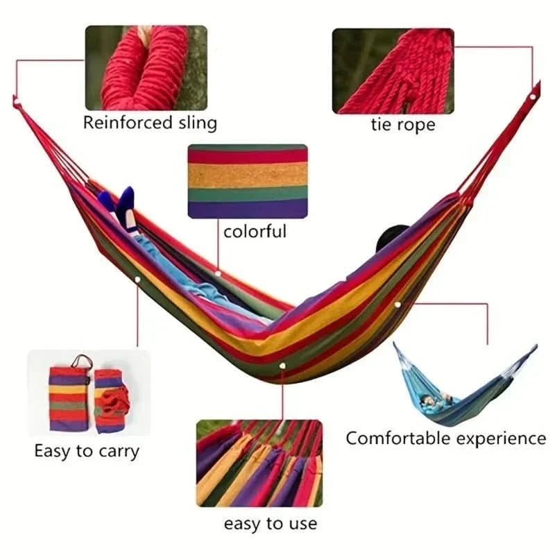 Sedia Sospesa Portatile in Tela AeroNook per Appassionati di Relax Indoor e Outdoor