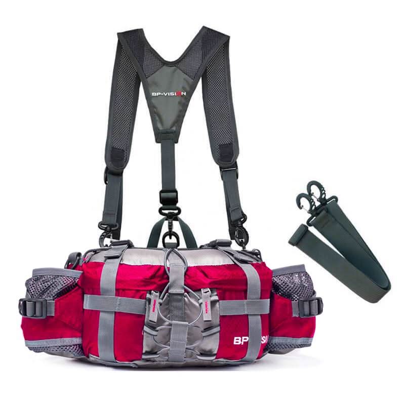 Marsupio da trekking impermeabile in nylon ROVENTA per attività all'aperto