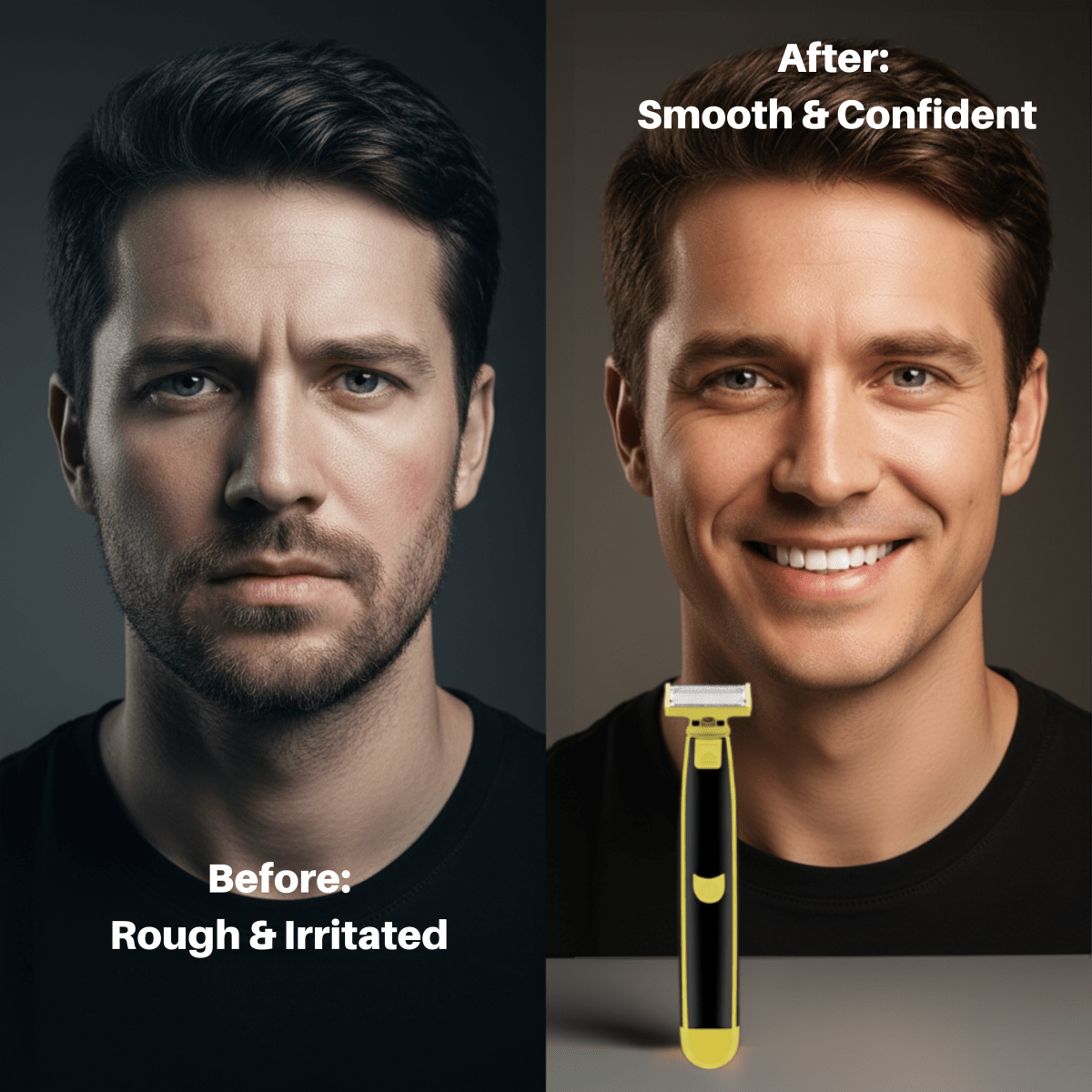 NovaEdge Pro Body Groomer For Men Wet And Dry Shaver With Skin Friendly Dual Blades