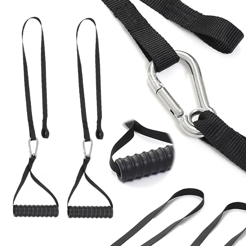 حبل سحب MUSCLENEST مصنوع من النايلون لتدريب الظهر والعضلة ذات الرأسين