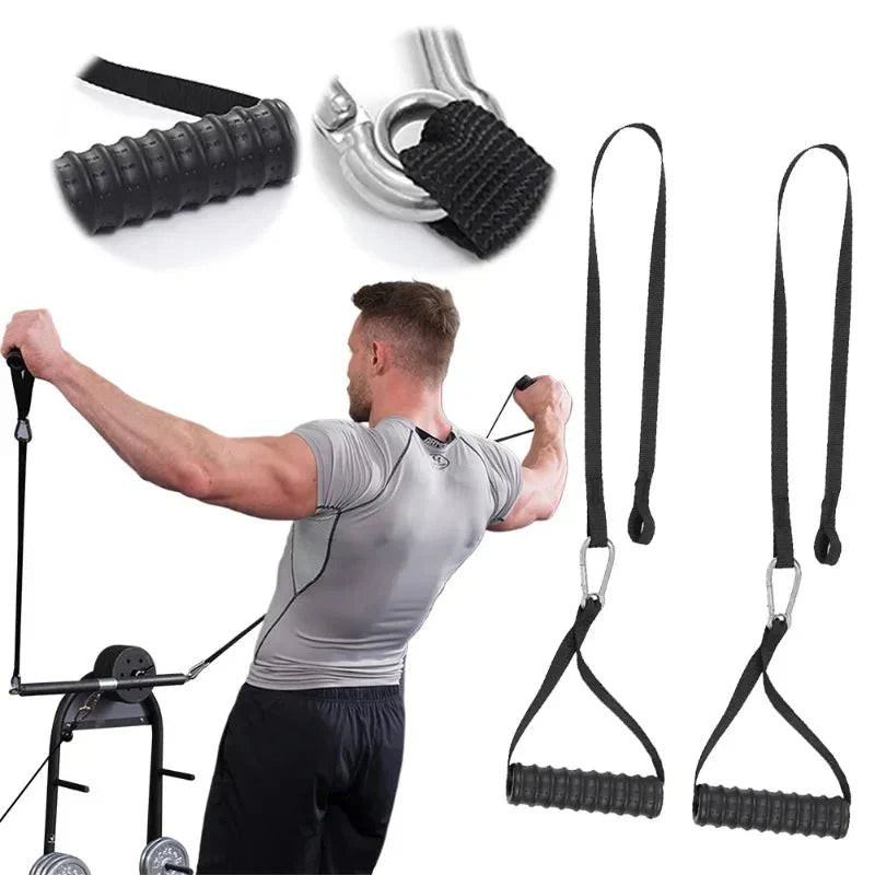 حبل سحب MUSCLENEST مصنوع من النايلون لتدريب الظهر والعضلة ذات الرأسين