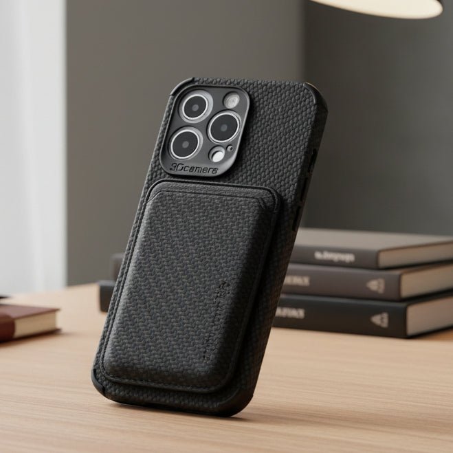 Karbongfiberdeksel for iPhone 14 Pro og 13 fra NovaGuard Premium Surface Slim Fit