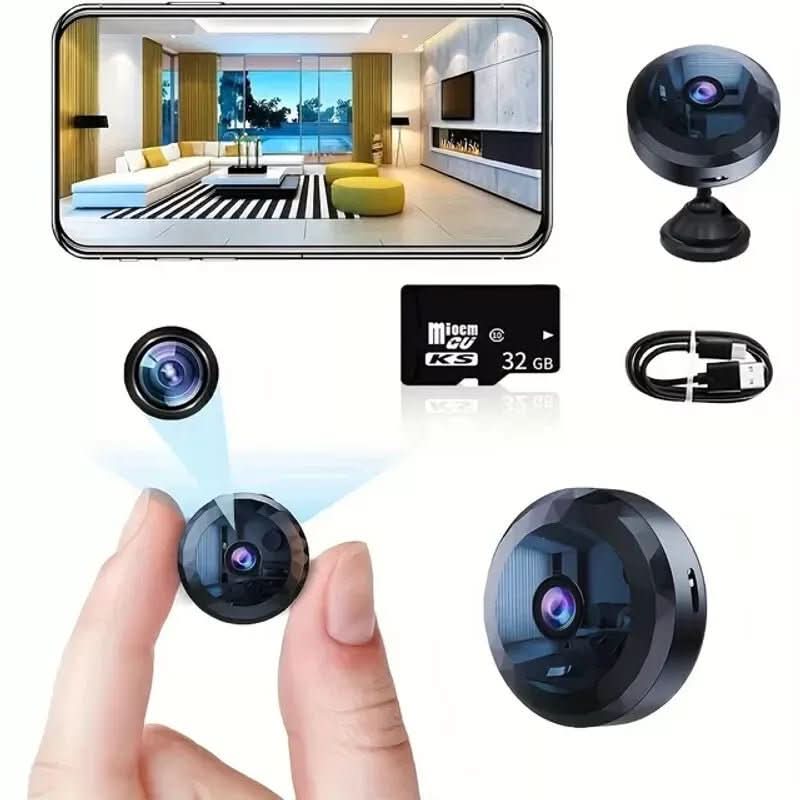 NovaGuard Mini Magnetic WiFi Security Camera 1080P Night Vision With Motion Detection