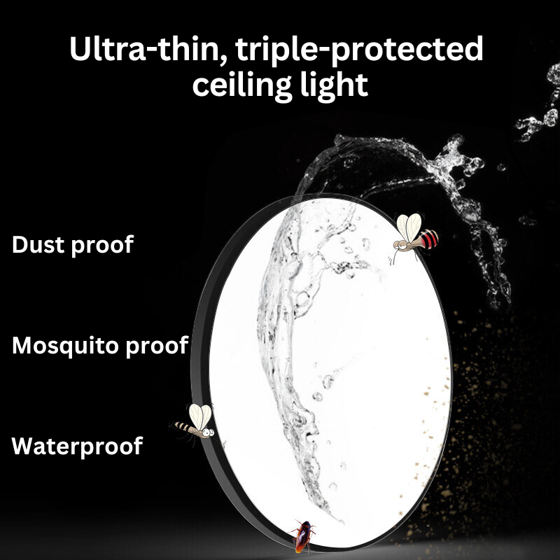 NovaLux Slim Waterproof LED Ceiling Light For Bathrooms