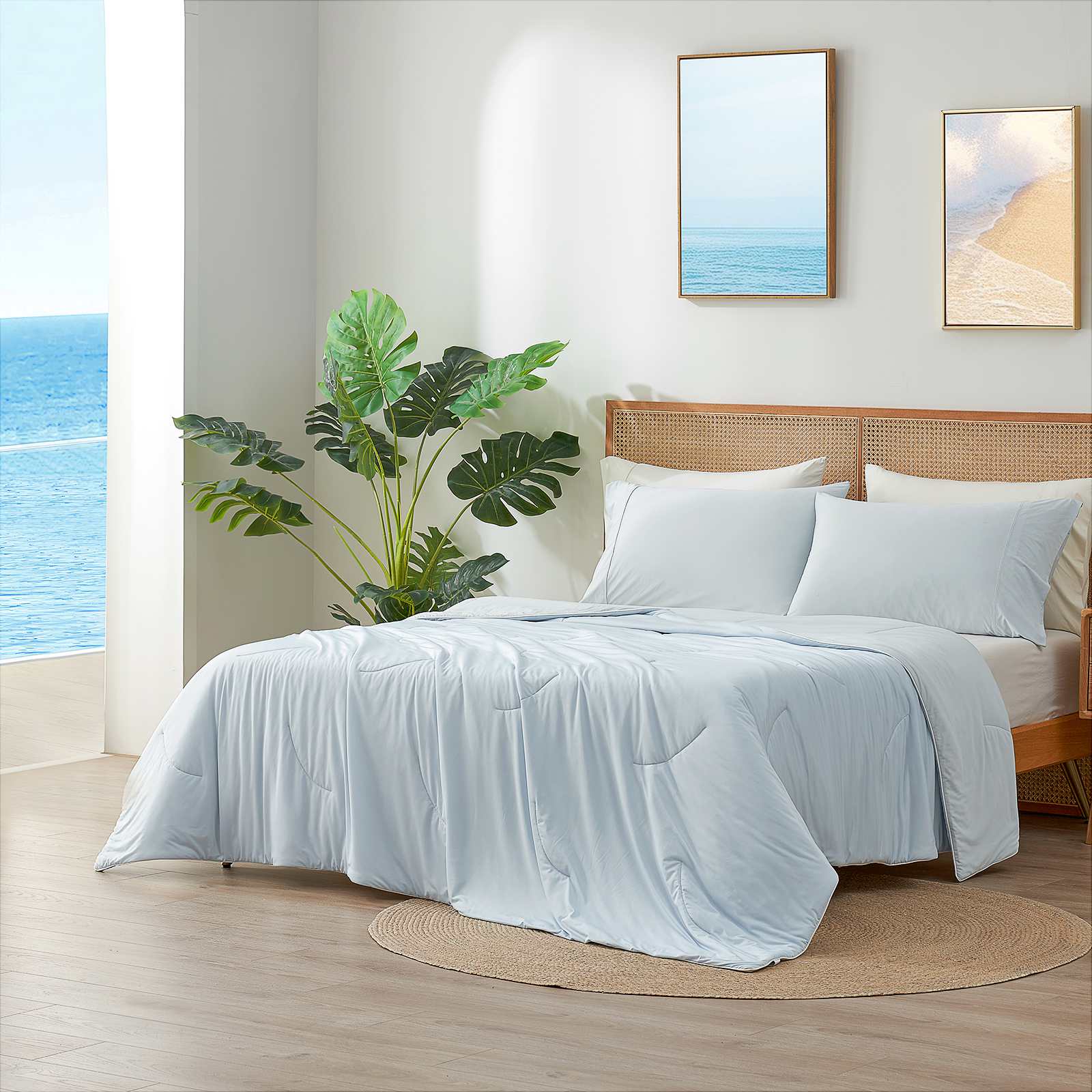 Ultra Cooling Comforter | Double-Sided Design with Advanced Fabric Technology | Lightweight for Year-Round Comfort 8