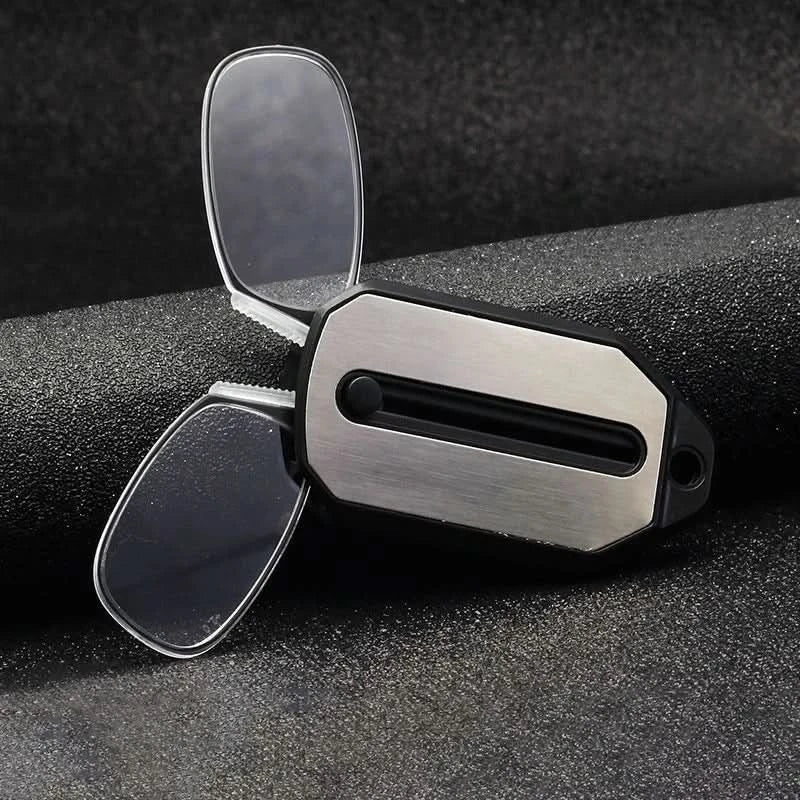 BrightView Foldable Reading Glasses For Presbyopia Ultralight Rimless Comfort