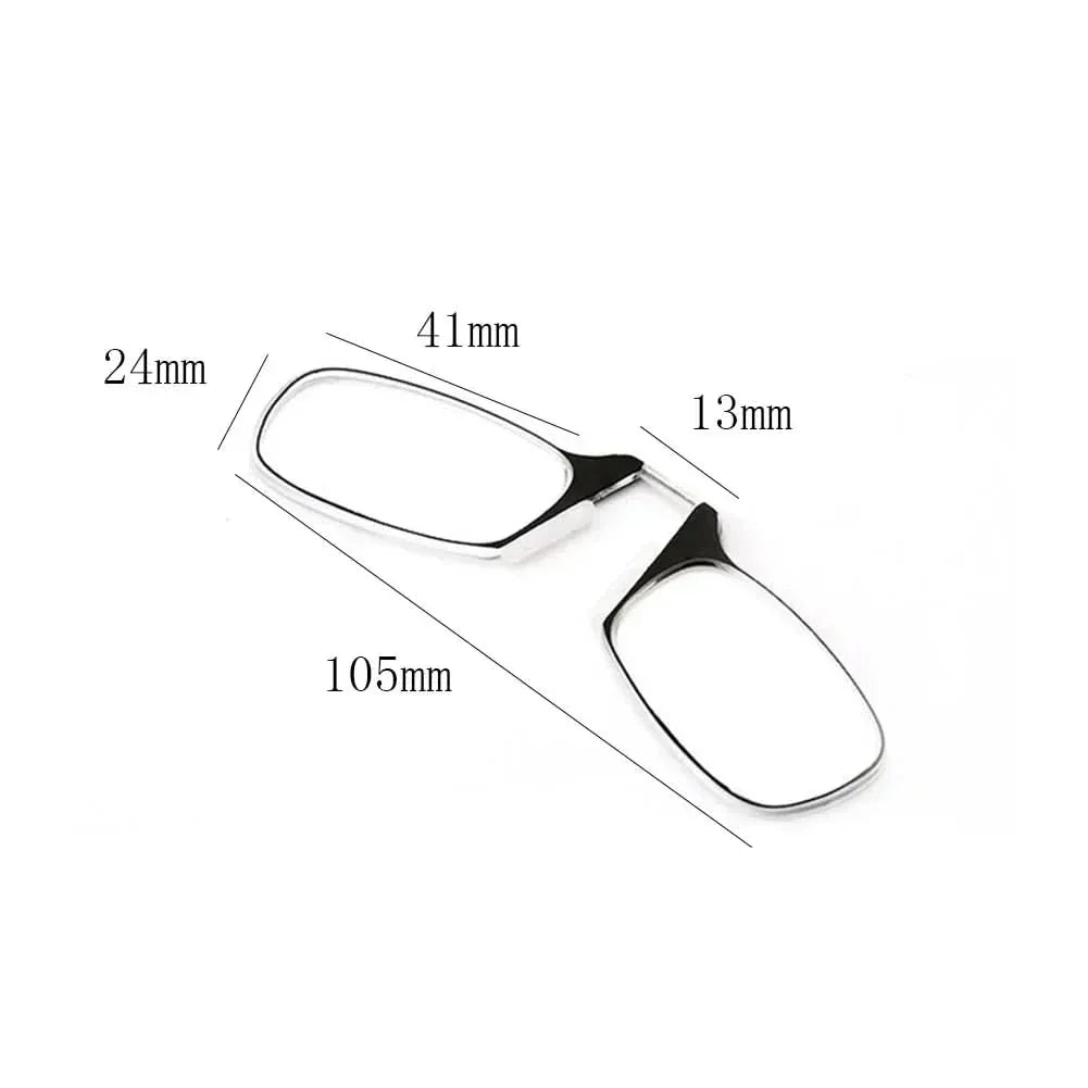 BrightView Foldable Reading Glasses For Presbyopia Ultralight Rimless Comfort