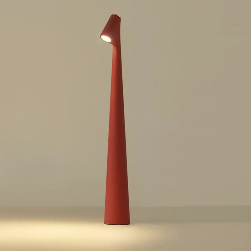 Metall bordlampe, oppladbar og stilig for innendørs og utendørs bruk