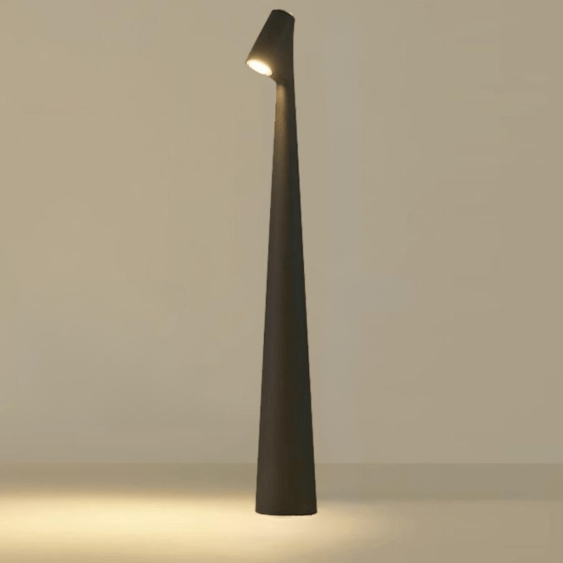 Metall bordlampe, oppladbar og stilig for innendørs og utendørs bruk