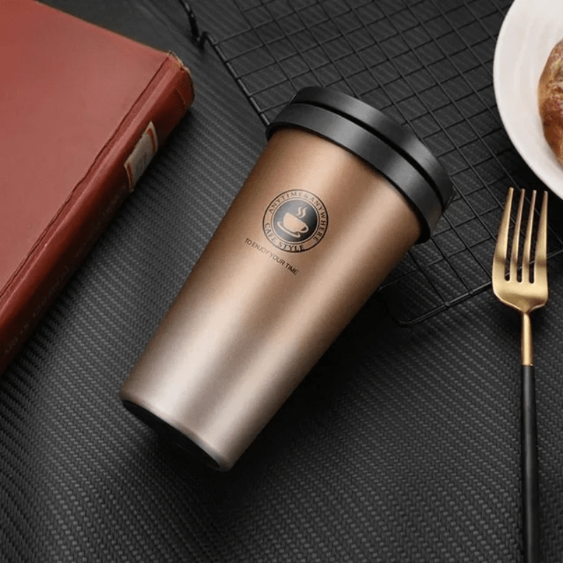 Borraccia da Viaggio Isolata Premium AeroSip 500 Ml Mantiene le Bevande Calde o Fredde per Viaggiatori