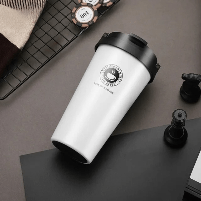 Borraccia da Viaggio Isolata Premium AeroSip 500 Ml Mantiene le Bevande Calde o Fredde per Viaggiatori