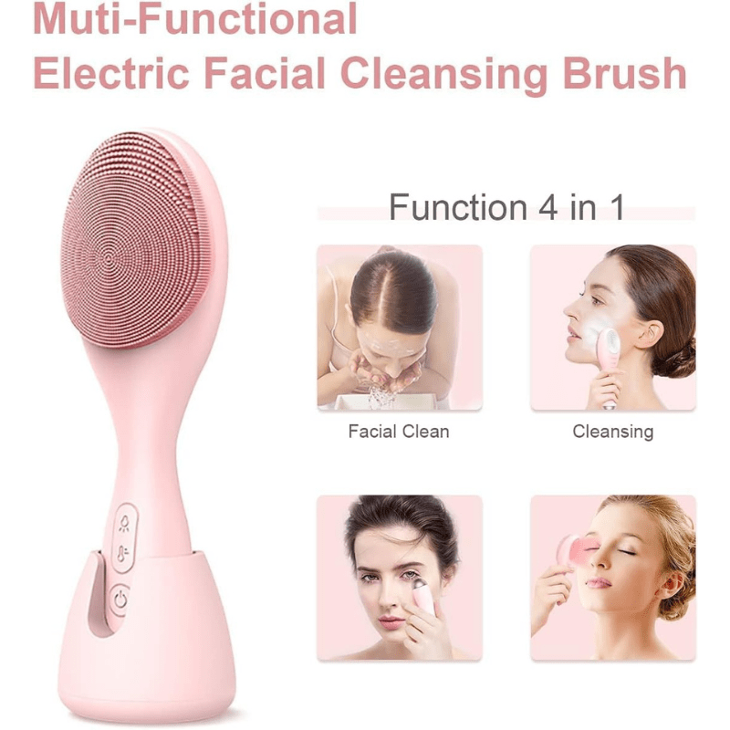 LumaPure Electric Facial Cleanser With LED Light And 42 Celsius Heat