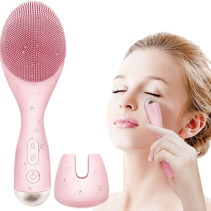 LumaPure Electric Facial Cleanser With LED Light And 42 Celsius Heat