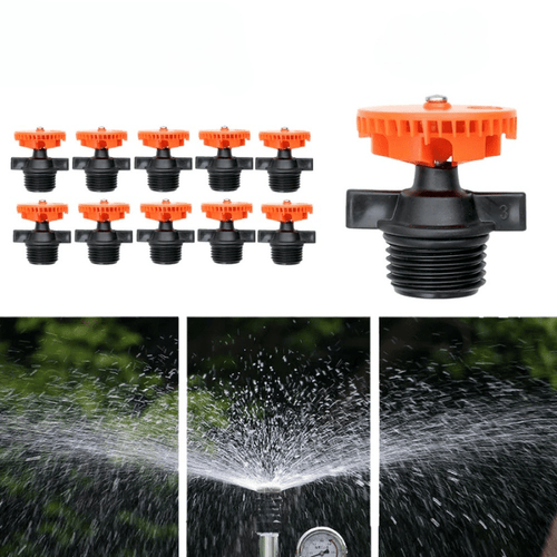 Cabezal de aspersor AeroFlow AquaSpin de 360 grados para un riego uniforme del jardín | compagnien