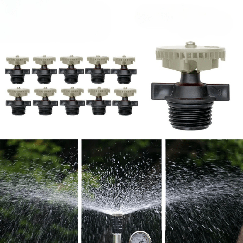 AeroFlow 360 Degree Sprinkler Head Rotating For Home Gardeners With Even Watering