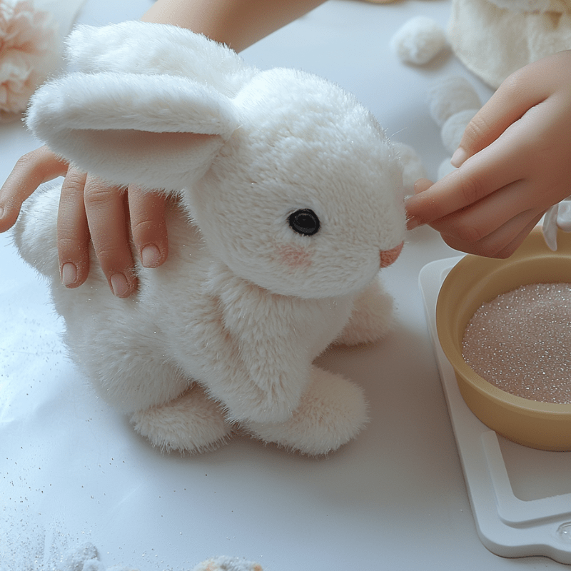 PawBop Interaktiver Hase für Tierhalter mit Bewegung und Sound für endlosen Spaß
