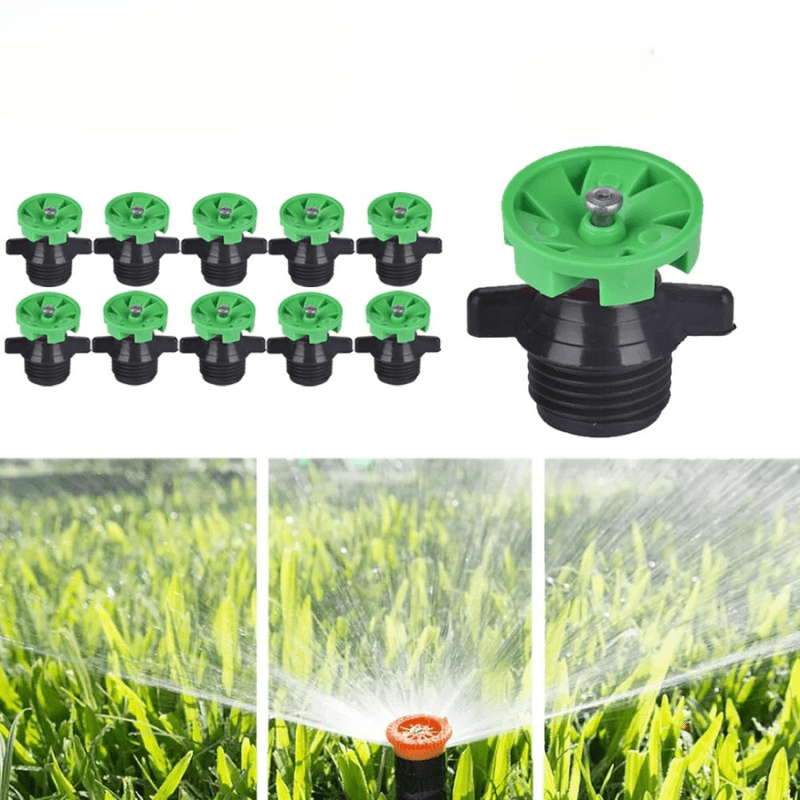AeroFlow 360 Degree Sprinkler Head Rotating For Home Gardeners With Even Watering