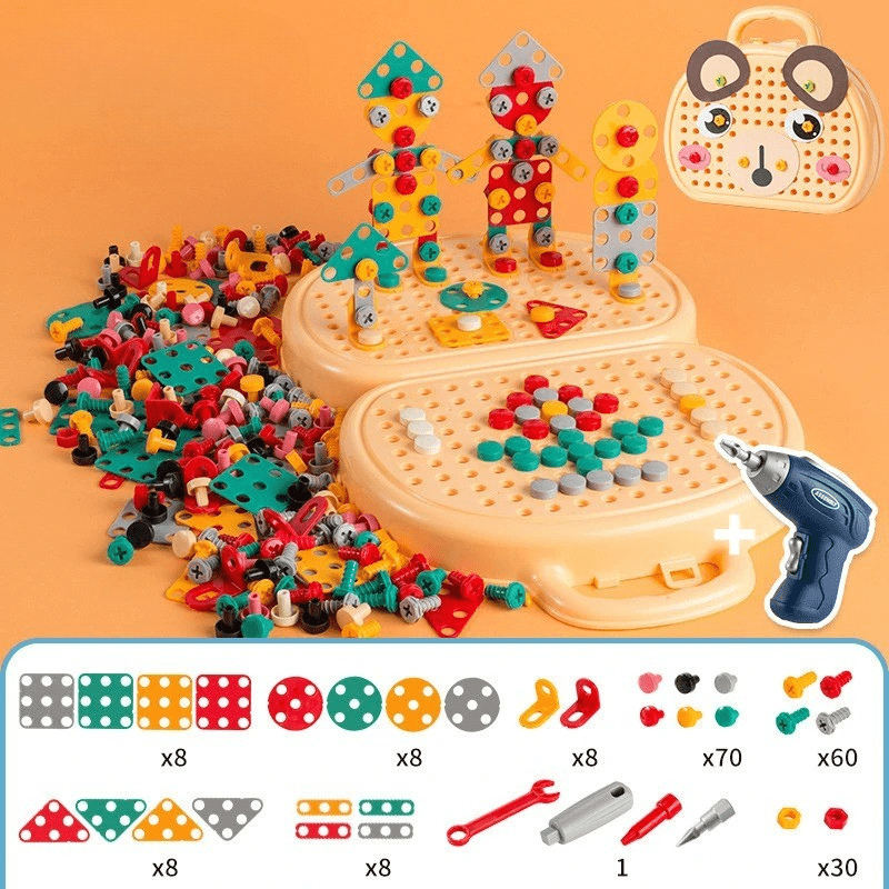 BrightNest Montessori Aufbewahrungsbox für Kinder Kreatives Lernen und Spielen