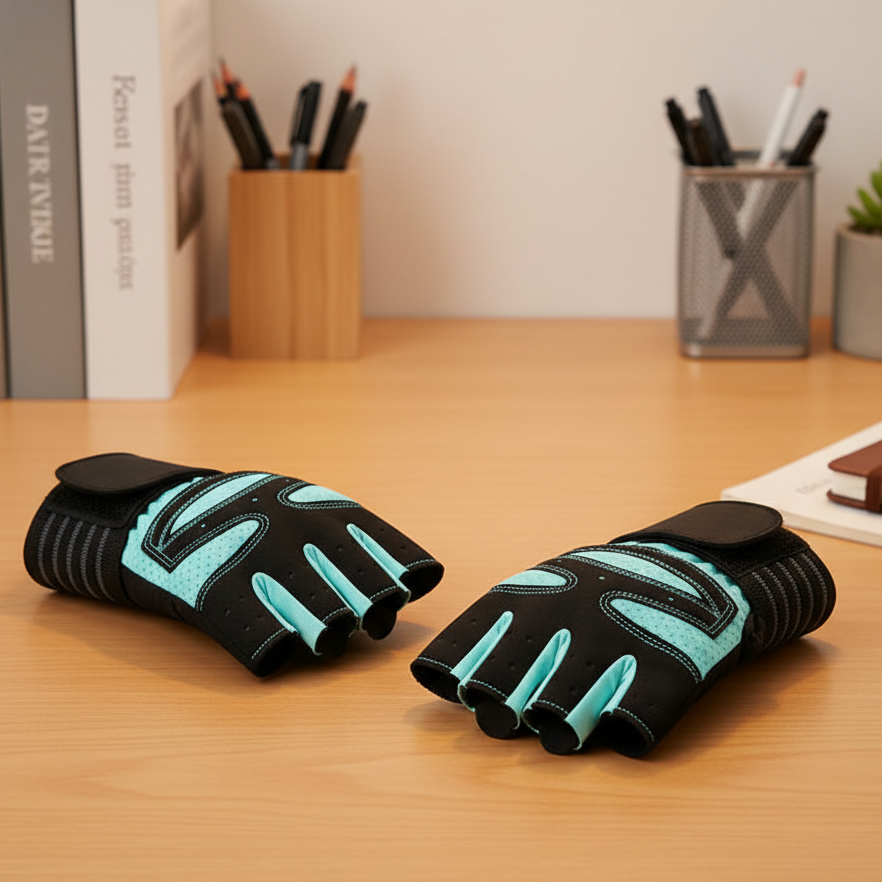 Breathable Non Slip Grip Fitness Gloves With Wrist Support For Athletes By GripForge