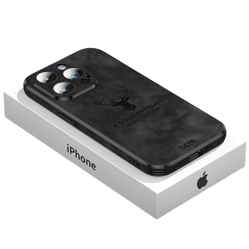AureateGuard prémium bőr iPhone tok ütésvédelemmel szakembereknek