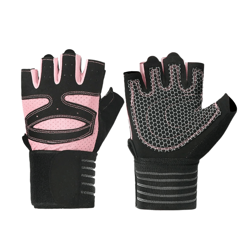 Breathable Non Slip Grip Fitness Gloves With Wrist Support For Athletes By GripForge