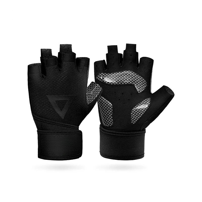 Breathable Non Slip Grip Fitness Gloves With Wrist Support For Athletes By GripForge