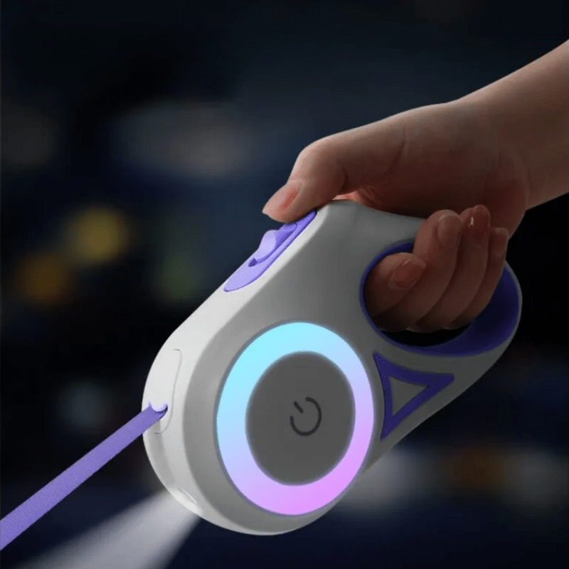 BrightTrail automatické LED vodítko pro psa s USB dobíjením 3 m pro bezpečné procházky