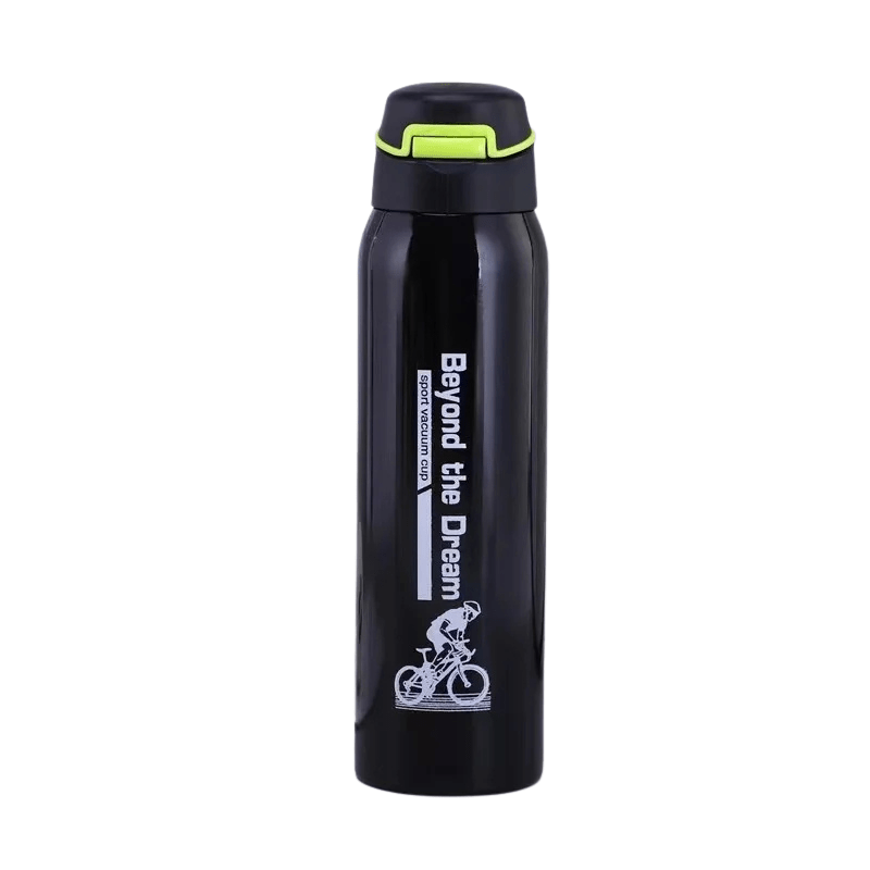 PeakCore vákuumos rozsdamentes acél kulacs 500 ml, dupla falú, szivárgásmentes, kültéri használatra