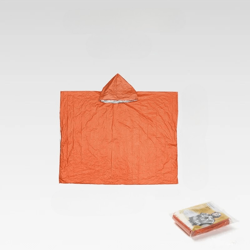 StormLine Reusable Hooded Poncho For Outdoor Enthusiasts Emergency Rain Gear