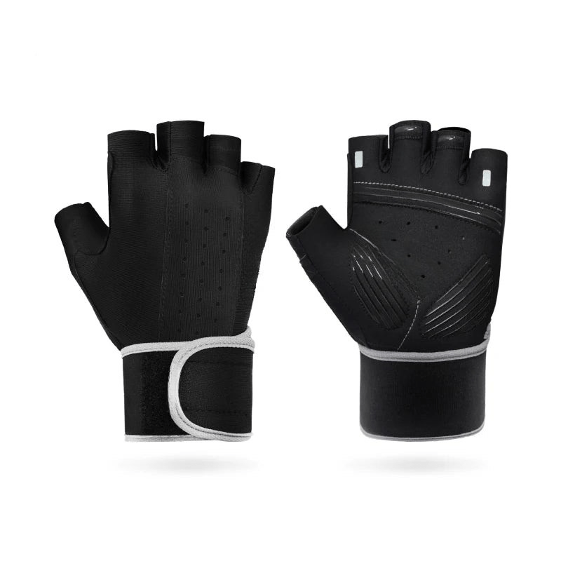 Breathable Non Slip Grip Fitness Gloves With Wrist Support For Athletes By GripForge