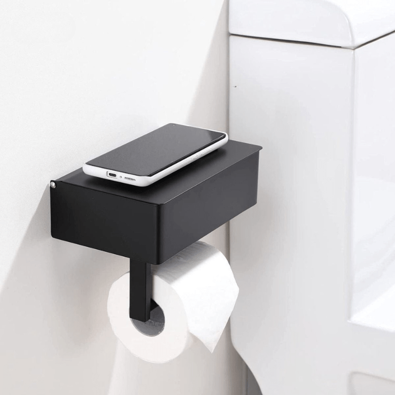 AstraNova Toalettpapirholder med elegant multifunksjonell oppbevaring for baderom